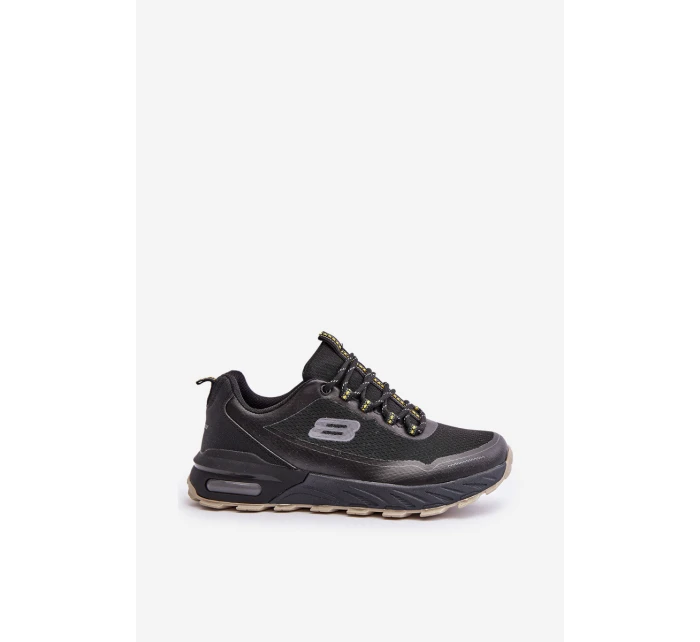 Pánské Sportovní Boty Na Platformě Černé Idama Pánské Sportovní Boty Na Platformě Černé Idama