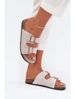 Dámské sandály se zlatými a šedé model 21703238 - Boto