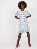 Šaty LK SK 507214 1.21 bílá a modrá