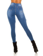 Sexy Skinny Jeans Extreme Used Look