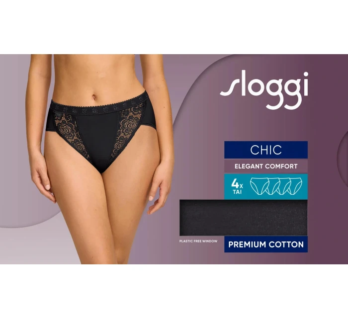 Chic Tai model 21999397 BLACK BLACK - Sloggi Chic Tai model 21999397 BLACK BLACK - Sloggi