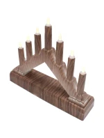 ADVENTNÍ KOSTEL 15.5x3.2x13.5CM 7 LED KLONY NA BATERIE dětské