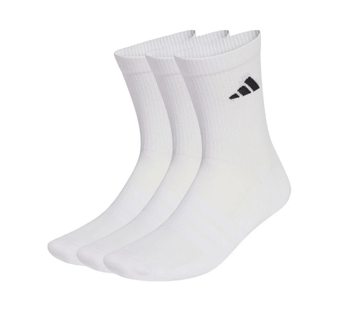 Ponožky adidas Cushioned Sportswear Crew 3P bílé JZ0530
