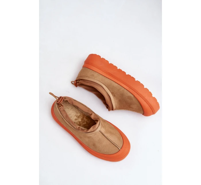 Dámské Sněhule Na Platformě S Svrškem Camel model 21676519 - Boto Dámské Sněhule Na Platformě S Svrškem Camel model 21676519 - Boto