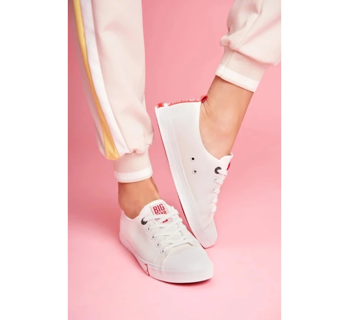 Dámské tenisky Big Star - bílé/červené