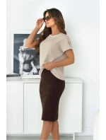 BLOUSE model 21106762 - OFF PINK BLOUSE model 21106762 - OFF PINK