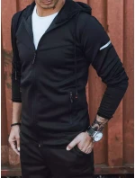 FashionStreet černá pánská tepláková souprava AX0620