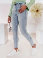 Dámské džínové úzké kalhoty se srdíčky JENIVIA blue FashionStreet UY2482