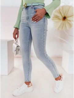 Dámské džínové úzké kalhoty se srdíčky JENIVIA blue FashionStreet UY2482