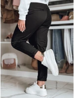 Dámské kalhoty chinos s páskem MODELA černá FashionStreet UY2568
