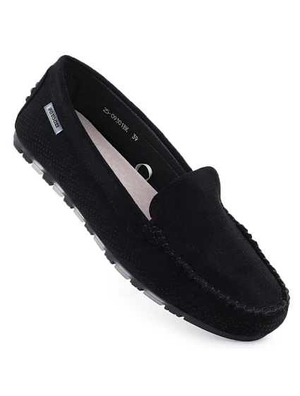 Dámské černé semišové mokasíny polobotky Potocki model 22087459 - Hikvision