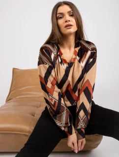 Halenka DHJ BZ 6033 1.49P černá a béžová