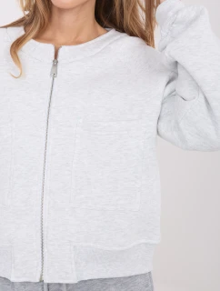 WT BL mikina A1452.99 světle šedá