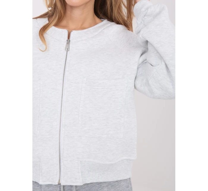 WT BL mikina A1452.99 světle šedá