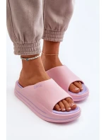 Dámské pantofle na platformě Big Star Pink Dámské pantofle na platformě Big Star Pink