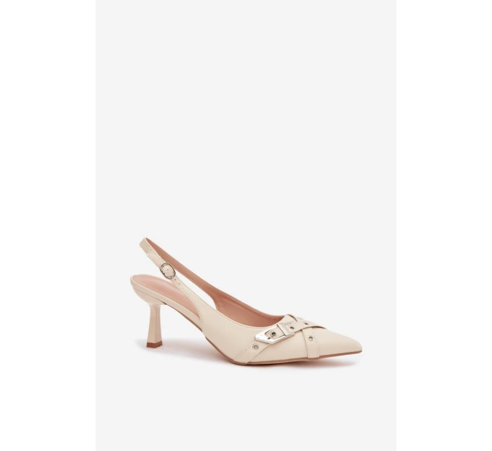 Sandály na podpatku  model 225228 Step in style