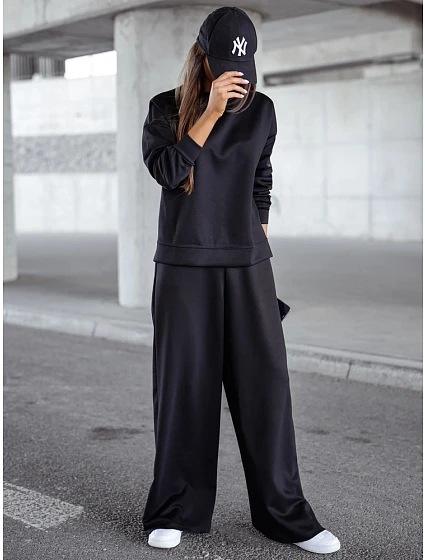 Komplet damski czarny model 22354103 - FashionStreet Komplet damski czarny model 22354103 - FashionStreet