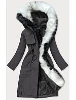 DŁUGA ZIMOWA DAMSKA PARKA model 21243521 - WAY MODE DŁUGA ZIMOWA DAMSKA PARKA model 21243521 - WAY MODE