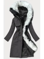 DŁUGA ZIMOWA DAMSKA PARKA model 21243521 - WAY MODE