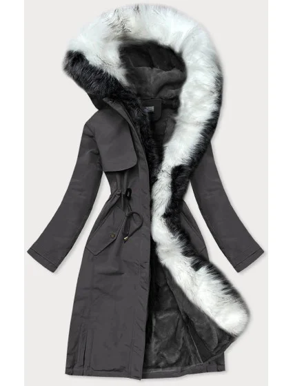 DŁUGA ZIMOWA DAMSKA PARKA model 21243521 - WAY MODE