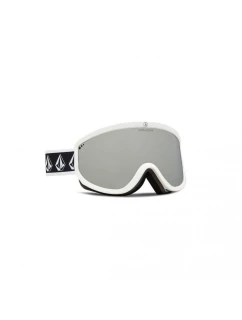 Snowboardové brýle Volcom FOOTPRINTS WHITE RERUN/SILVER CHROME silver mirrors (VG0622316)