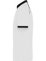 JN Pánské piqué polo se zipem 02. white/black model 22538306 - Daiber JN Pánské piqué polo se zipem 02. white/black model 22538306 - Daiber