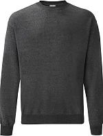 Fruit of the Loom Classic Set-In Sweat Mikina 16.2202 dark heather grey