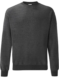 Fruit of the Loom Classic Set-In Sweat Mikina 16.2202 dark heather grey