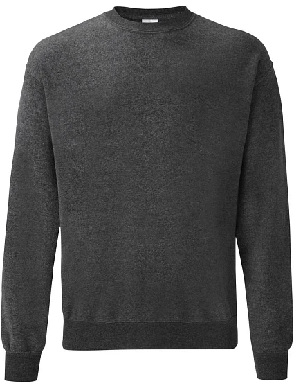 Fruit of the Loom Classic Set-In Sweat Mikina 16.2202 dark heather grey Fruit of the Loom Classic Set-In Sweat Mikina 16.2202 dark heather grey