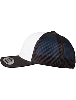Flexfit 6606CF 6 panelová Trucker kšiltovka 55.06CF black/white/black Flexfit 6606CF 6 panelová Trucker kšiltovka 55.06CF black/white/black