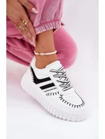 Dámské Tenisky Na Platformě Bílo-Černé Ofenale Dámské Tenisky Na Platformě Bílo-Černé Ofenale