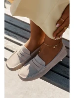 Semišové Dámské Mokasíny Big Star model 21693806 Béžové - Big Star Shoes