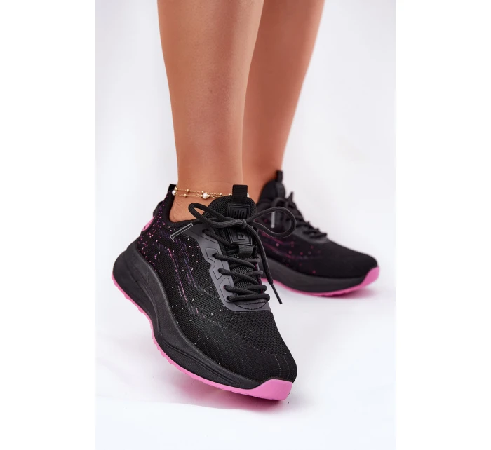 Tenisky Sportovní Boty Dámské Na Platformě Big Star model 21693849 HIPOLY SYSTEM Černé - Big Star Shoes Tenisky Sportovní Boty Dámské Na Platformě Big Star model 21693849 HIPOLY SYSTEM Černé - Big Star Shoes