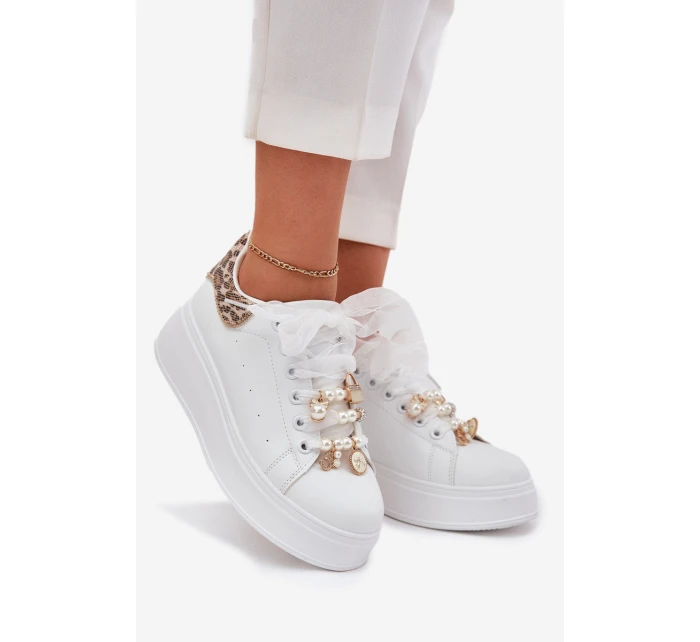 Dámské Tenisky Na Platformě S Bílé Panterka model 21699815 - Boto Dámské Tenisky Na Platformě S Bílé Panterka model 21699815 - Boto