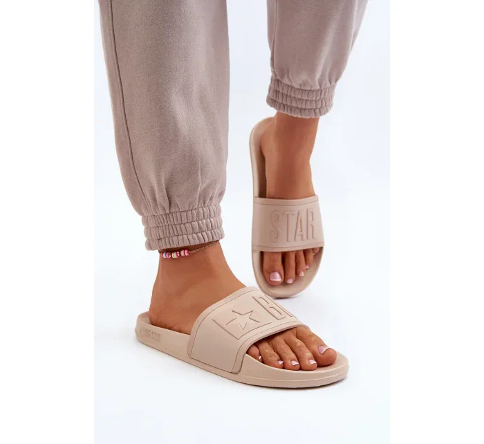 Dámské pantofle Big Star Beige Dámské pantofle Big Star Beige