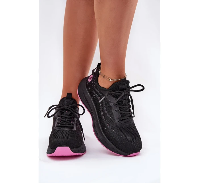 Dámské tenisky na platformě Big Star HI-POLY SYSTEM – černé Dámské tenisky na platformě Big Star HI-POLY SYSTEM – černé