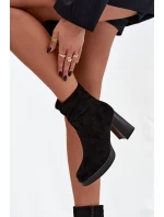 Dámské botky na sloupku – černé Pavinne Dámské botky na sloupku – černé Pavinne