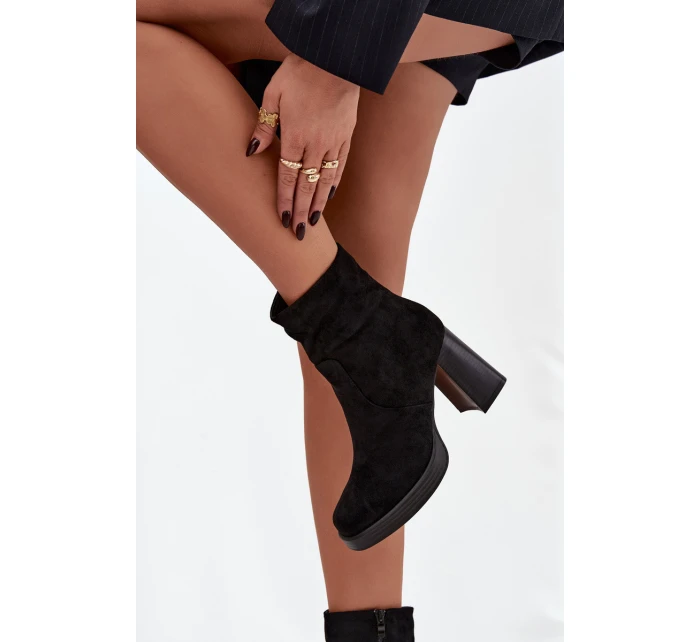Dámské botky na sloupku – černé Pavinne Dámské botky na sloupku – černé Pavinne