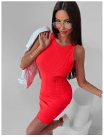 Dámské šaty 277429 neonově růžové - Ola Voga Dámské šaty 277429 neonově růžové - Ola Voga