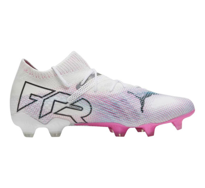 Pánské fotbalové boty / kopačky Future 7 Ultimate FG/AG M 107599 01 Bílá s růžovou - Puma