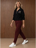 Bluza damska ocieplana ze stójką i czarna model 22554597 - FashionStreet Bluza damska ocieplana ze stójką i czarna model 22554597 - FashionStreet