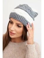 Čepice s rolováním Magda K293 camel