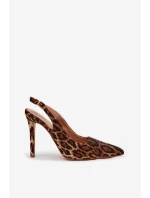 Zdobené Sandály Na  Hnědé model 21696394 - Boto