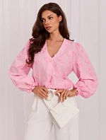 Košile LK KS 510266.87 světle růžová