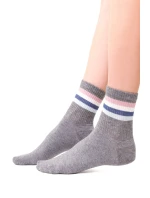 Ponožky 026-224 Melange Grey - Steven Ponožky 026-224 Melange Grey - Steven