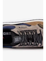 Pánské tenisky Big Star Memory Foam System Béžová-Modrá