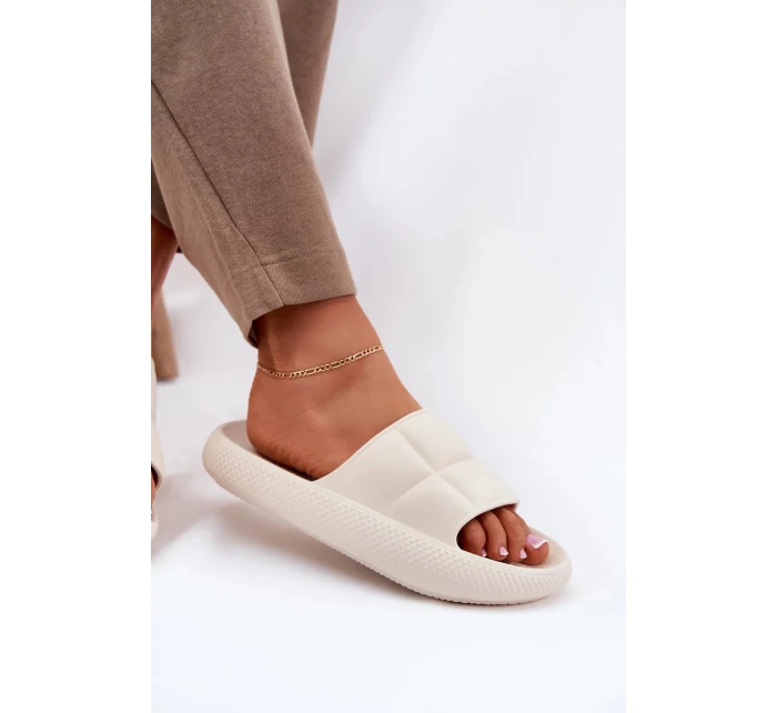 Dámské pěnové pantofle LEE MAYA SLIDER WOMEN LOW – béžové