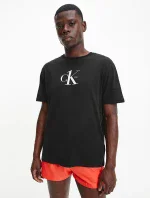 Pánské tričko KM0KM00757 - BEH černá - Calvin Klein