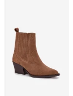 Boty na podpatku  model 222488 Step in style