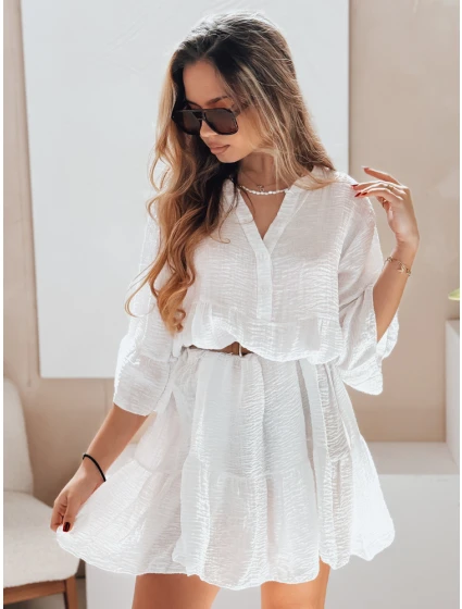Letní mušelínové šaty LYVONNE white FashionStreet EY2613